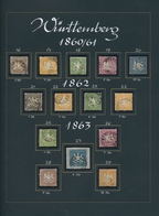 Württemberg - Marken Und Briefe: 1849/1920, Saubere Sammlung Bis Auf Wenige Werte Komplett In Unters - Other & Unclassified