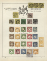 Württemberg - Marken Und Briefe: 1851-1881, Qualitätssammlung, Wie Sie In Dieser Geschlossenen Form - Other & Unclassified