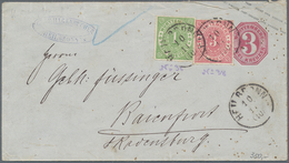 Württemberg - Marken Und Briefe: 1852/1874 (ca.), Abwechslungsreicher Posten Von über 110 Belegen, D - Other & Unclassified
