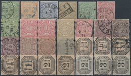 Norddeutscher Bund - Marken Und Briefe: 1868 - 1870, Kleiner Posten Von Frei- Und Dienstmarken, 27 S - Other & Unclassified
