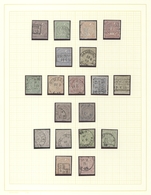 Norddeutscher Bund - Marken Und Briefe: 1868/1870, Saubere Gestempelte Sammlung Von 34 Marken Auf Al - Andere & Zonder Classificatie