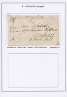 Norddeutscher Bund - Stempel: 1868/73, Die "F" (Franco)-Stempel, Der Beginn Der Postautomatisation I - Andere & Zonder Classificatie
