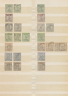 Elsass-Lothringen - Marken Und Briefe: 1870/1871, Sauber Gestempelte Sammlung Von 37 Marken Mit Alle - Otros & Sin Clasificación