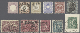 Deutsches Reich: 1872/1945, Umfangreicher, Meist Ungebrauchter Und Gestempelter Duoblettenposten Ink - Colecciones