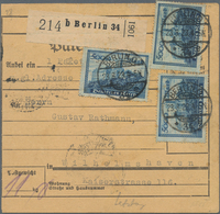 Deutsches Reich: 1881-1945, Paketkarten, Partie Mit über 1.000 Exemplaren Nach Den Tarifen Geordnet, - Collections