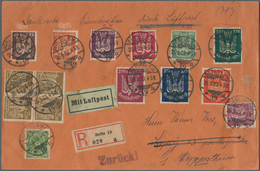 Deutsches Reich: 1920/1945 (ca). Posten Von 200-300 Belege Und Postkarten, Dabei Marineschiftspost, - Collections