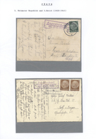 Deutsches Reich: 1920/1960 Ca., Marken Und Poststempel Am Beispiel Einer Heimatsammlung Fürth I.B., - Collections