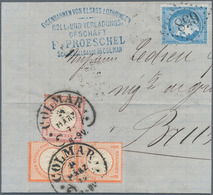 Deutsches Reich - Brustschild: 1872/1874, Reichhaltiger Posten Von Rund 140 Belegen, Dabei Farb- Und - Collections