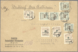 Deutsches Reich - Inflation: 1923, Interessante Sammlung "Barfrankaturen" Inkl. Postfreistempel Und - Collezioni