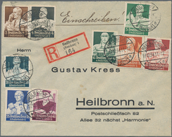 Deutsches Reich - 3. Reich: 1923/1944, Partie Von 18 Belegen (meist III.Reich), Dabei Attraktive Sat - Used Stamps