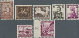 Deutsches Reich - 3. Reich: 1924/40 Ca., Sammlung Besserer Sätze Und Einzelstücke Im Steckalbum, Ent - Gebruikt