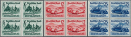 Deutsches Reich - 3. Reich: 1934/1939, Kleines Lot Mit Flugpost 1934 (MiNr. 529/39) Ungebraucht Mit - Used Stamps