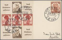 Deutsches Reich - 3. Reich: 1935/1936, VOLKSTRACHTEN Und OLYMPIA Spezialsammlung Mit Diversen Zusamm - Gebraucht