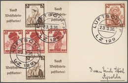 Deutsches Reich - 3. Reich: 1935/1936, VOLKSTRACHTEN Und OLYMPIA Spezialsammlung Mit Diversen Zusamm - Usados