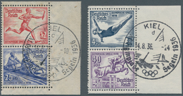 Deutsches Reich - 3. Reich: 1936, Olympia-Blocks, Sauber Gestempelte Partie Von 23 Blocks Meist Mit - Used Stamps