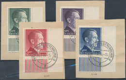 Deutsches Reich - 3. Reich: 1938/1945 (ca.), Partie Auf Steckkarten Incl. Besseren Ausgaben. Realist - Used Stamps