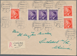 Deutsches Reich - 3. Reich: 1939/1945, Vielseitige Zusammenstellung In Zwei Ringalben Mit über 100 B - Used Stamps