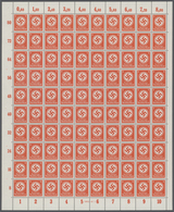 Deutsches Reich - Dienstmarken: 1942/1944, 41 Postfrische Bögen 8 Pfg. Dienstmarke Für Landesregieru - Dienstmarken