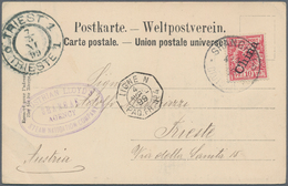 Deutsche Auslandspostämter + Kolonien: 1900/1911, Ca. 25 Briefe, Karten Und Ganzsachen, Dabei Intere - Altri & Non Classificati