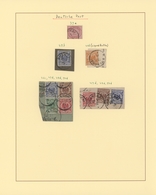 Deutsche Post In China: 1888/1914, Gestempelte Sammlung Ab Vorläufer-Ausgaben Mit Einigen Kpl. Und B - Chine (bureaux)