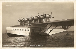 Schweiz, Ca 1920, Postkarte, Dornier Riesenflugzeug DO.X, 12 Motoren = 6000 PS, Ungelaufen, Siehe Scans! - Laufen-Uhwiesen 