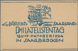 Deutsche Abstimmungsgebiete: Saargebiet - Ganzsachen: 1920/1957, Ungebrauchte Und Gestempelte Sammlu - Enteros Postales