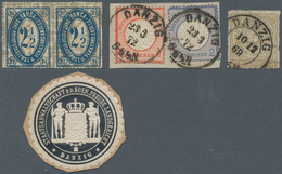 Danzig: 1825/1940 (ca.), Breit Angelegte "Thematik"-Sammlung Im Lindner-Ringbinder, Dabei Umfangreic - Other & Unclassified