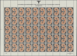 Dt. Besetzung II WK - Generalgouvernement - Dienstmarken: 1940. Posten 3 Zl Und 5 Zl, Je 1.000 Stück - Ocupación 1938 – 45