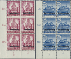 Dt. Besetzung II WK - Luxemburg: 1940, WHW, 30 Postfrische Serien In Einheiten, Dabei Auch Vier Plat - Ocupación 1938 – 45