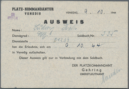 Feldpost 2. Weltkrieg: 1939/1945, Mehr Als 370 Briefe Und Karten, Dabei "Feldpost Aus Dem Alpenvorla - Autres & Non Classés