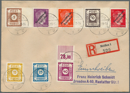 Deutschland Nach 1945: 1945/1955 (ca.), Reichhaltiger Und Sehr Uriger Bestand Von Geschätzt Sicherli - Sammlungen
