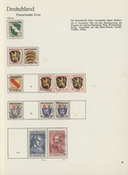 Deutschland Nach 1945: 1945/1959, Sauber Gestempelte Sammlung Im Sprechenden Behrens-Album, Immer Wi - Sammlungen