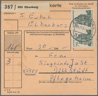 Deutschland Nach 1945: 1945-1990, Rund 900 Paketkarten, Zonen, Saar, Bund, Berlin Und DDR, Dabei Vie - Colecciones