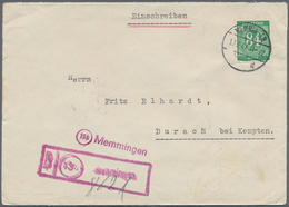 Alliierte Besetzung - Gemeinschaftsausgaben: 1946/1948, Umfangreicher Bestand Von Ca. 450 Briefen Da - Otros & Sin Clasificación