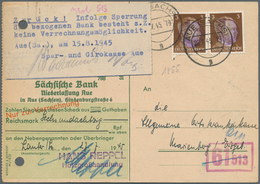 Sowjetische Zone: 1936/1951, Sammlung/Zusammenstellung Von über 60 Briefen/Karten/Dokumenten, Ab Etw - Other & Unclassified