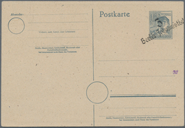 Sowj. Zone - Bezirkshandstempel: GANZSACHEN: 1948, Partie Von 10 Verschiedenen Ungebrauchten 12 Pfg. - Sonstige & Ohne Zuordnung