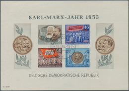 DDR: 1949/1954, Interessanter Dublettenbestand Auf Steckseiten Zusammengetragen, Mit Akademie, Köpfe - Collezioni