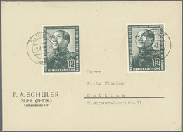 DDR: 1949/1990, Umfangreiche Sammlung Briefe Mit Guten Anfangsausgaben Mit U.a. Mi.-Nr. 286 Als MEF, - Verzamelingen