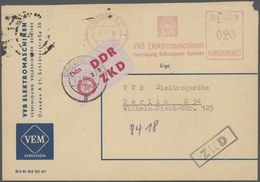 DDR - Dienstmarken: 1948/1970, Umfangreiche Sammlung Mit Mehreren Hundert Dienstbriefen, Dabei ZKD, - Other & Unclassified