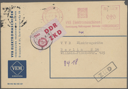 DDR - Dienstmarken: 1948/1970, Umfangreiche Sammlung Mit Mehreren Hundert Dienstbriefen, Dabei ZKD, - Autres & Non Classés