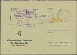 DDR - Dienstmarken: 1964 - 1971, Posten Von über 95 Dienstbriefumschlägen Mit Dienstmarken, Stempeln - Other & Unclassified