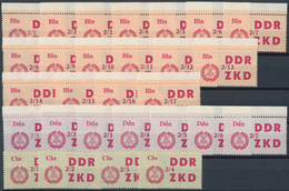 DDR - Dienstmarken C (Laufkontrollzettel ZKD): 1964, Laufkontrollzettel Für Die Vereinigung Volkseig - Other & Unclassified