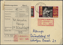 DDR - Einschreibemarken: 1968/1990, Vielseitige Sammlung Von Ca. 320 Briefen Und Karten Incl. Aulsan - Sonstige & Ohne Zuordnung