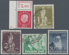 Bundesrepublik Und Berlin: 1949/1990, Umfangreicher Posten In 7 Alben Und In Kobra Kassetten. Dabei, - Collections