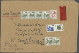 Bundesrepublik Und Berlin: 1980/1994 (ca.), Vielseitiger Bestand Von Sicher über 1.000 Briefen Aus F - Sammlungen