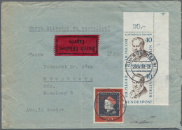 Berlin: 1952/1960, Vielseitiger Posten Von Ca. 195 Briefen Und Karten Aus Alter Familien-Korresponde - Unused Stamps