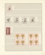 Berlin: 1957/1990, Vorwiegend Postfrische Sammlung Von Ca. 350 BOGENECKEN Mit FORMNUMMERN Mit Dauers - Unused Stamps