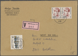 Berlin: 1982/1991, Vielseitiger Bestand Von Ca. 600 Briefen Aus Firmen-Korrespondenz Mit Zahlreichen - Unused Stamps