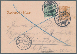 Berlin - Postschnelldienst: 1877/1963, Ausstellungsmäßig Aufgezogene, Spezialisierte Sammlung Der Ro - Brieven En Documenten