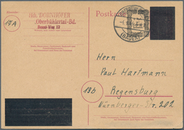 Französische Zone: 1945/1948 (ca.), Partie Von Ca. 240 Gebühr Bezahlt-Belegen Incl. Einiger Aufbrauc - Other & Unclassified